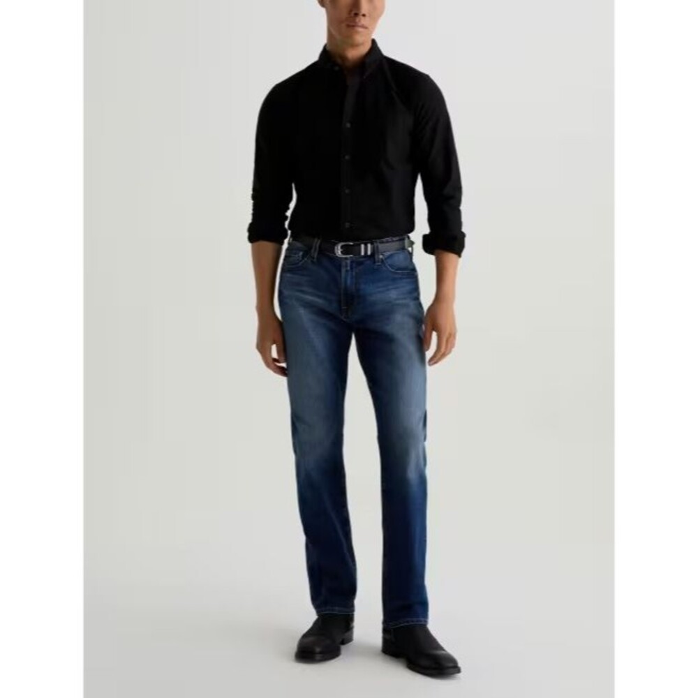 AG Adriano Goldschmied Men's Everett Slim Straight Jeans Size 36 x L31 Hemmed